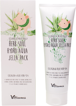 Маска увлажняющая с алоэ и коллагеном Elizavecca Milky Piggy Herb Soul Hydro Aqua Jella Pack 250 мл (8809418750093)