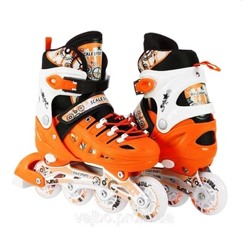 Роликовые коньки Scale Sport Orange размер 38-42
