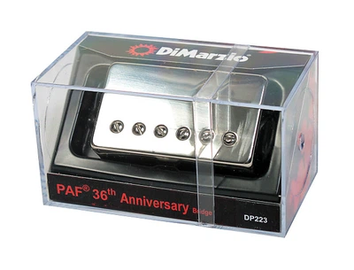 Звукосниматель для электрогитары DIMARZIO DP223N PAF 36th ANNIVERSARY BRIDGE (Nickel Cover)