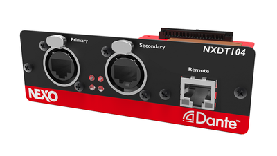 Карта розширення Dante для підсилювачів NXAMP NEXO NXDT104 MK2