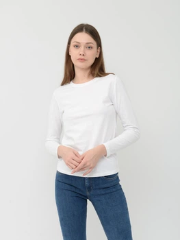 Лонгслів довгий жіночий Sol's 02075102 XL Білий (3660731291497)