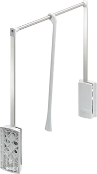 Гардеробный лифт Hafele 10 кг 600-1000 мм Белый комплект (805.20.831)