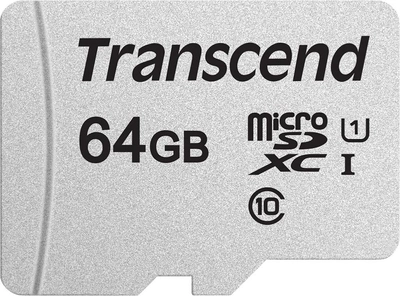 Карта памяти Transcend MicroSDXC 300S 64GB Class 10 UHS-I U1 no adapter (TS64GUSD300S)