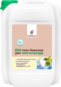 Екогель-бальзам для миття посуду TORTILLA 4.7 л (4820178062558)
