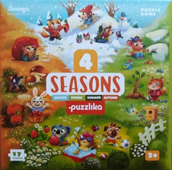 Розвивальний пазл Puzzlika 4 сезони 17 елементів (15238) (4823056515238)