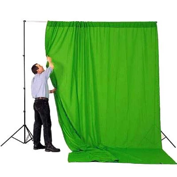 Фон студийный тканевый Visico PBM-3030 green Chroma Key 3х3м