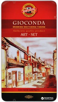 Художній набір Koh-i-Noor Gioconda з 10 предметів (8890) (8593539061946)