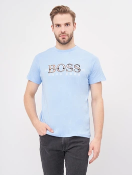 Футболка Boss 10264.3 S (44) Блакитна