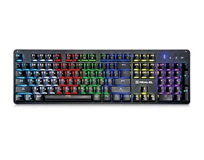 Клавіатура REAL-EL M47 RGB Black USB