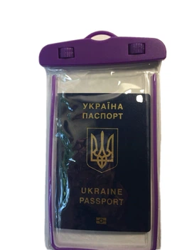 Водонепроницаемый чехол для всех мобильных телефонов Фиолетовый (HbP050377)