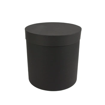 Коробка Perfectbox циліндрична 21х20х20 см Чорний (матовий) (21208)