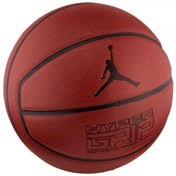 Мяч баскетбольный Nike Jordan Hyper Grip 4P Size 7 Dark Amber/Black/Metallic Silver/Black (J.KI.01.858.07)