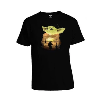 Футболка Star Wars Baby Yoda Art (18001) Черный XL