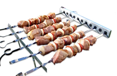 Шашлычница электрическая со стационарными кронштейнами 46 см PicNic BBQ (2000002308607)