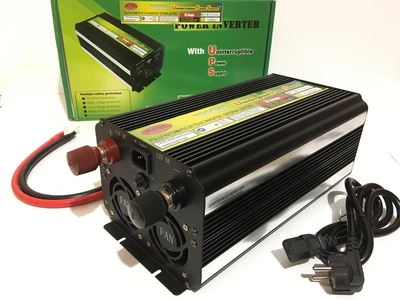 Автомобильный инвертор тока WimpeX 7200W 12V 220 В USB