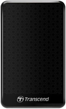 Зовнішній жорсткий диск USB 2TB 2.5" Transcend StoreJet 25A3 Black AES (256-bit Advanced Encryption Standard) (TS2TSJ25A3K)