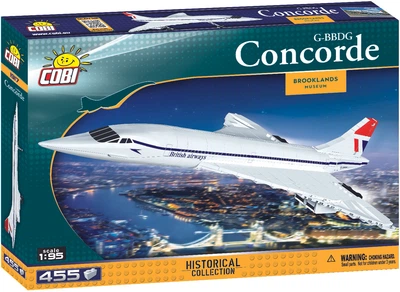 Klocki konstrukcyjne Cobi Concorde 1:95 455 elementów (COBI-1917)