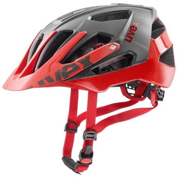 Велосипедный шлем Uvex Quatro 56 - 61 см Grey Red (4043197311586)