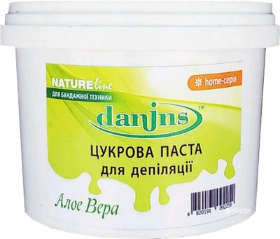 Сахарная паста для депиляции в домашних условиях Danins Алоэ вера 500 г (4820191092259)