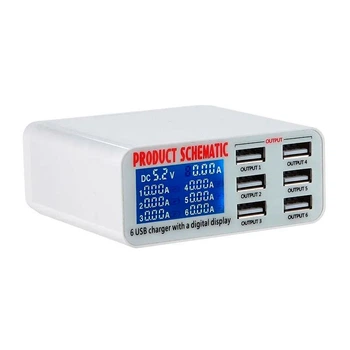 Зарядное устройство Schematic на 6 USB портов