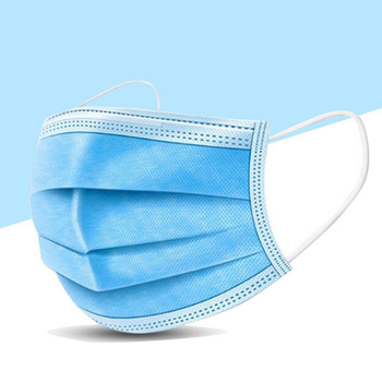 Маска медична тришарова M-Def Mask синя 100 шт (MDMB100)