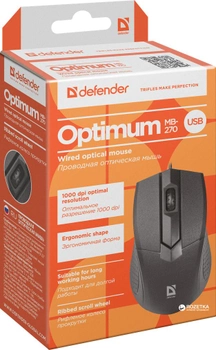 Мышь Defender Optimum MB-270 USB Black (52270)