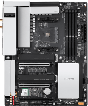 Материнська плата Gigabyte B550 VISION D (sAM4, AMD B550, PCI-Ex16)