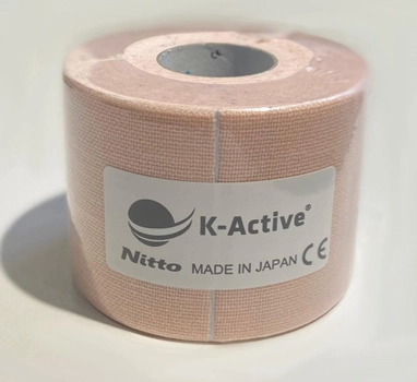 Премиум кинезио тейп Gentle 5 см x 5 м 1 шт. (в полиэтиленновой упаковке) K-Active 6868
