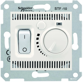 Терморегулятор Schneider Electric Sedna с температурным датчиком 10 A - 230 В Слоновая кость (SDN6000323)