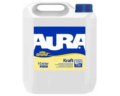 Грунтовка укрепляющая AURA UNIGRUND KRAFT глубокого проникновения 10л