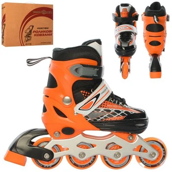 Ролики Profi Roller A 4140-S-OR(31-34), черный с оранжевым