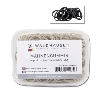 Резинки для гривы Waldhausen "Wal" Белый