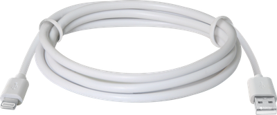 Кабель Defender ACH01-03BH USB (AM) - Lightning 1 м Белый (87479)