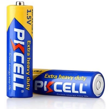 Сольова Батарейка PKCELL 1.5 V AA/R6, 2 штуки на блістері PC/R6-2B