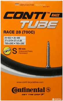 Велокамера Continental Race 28" 18-622 / 25-630 PR60mm (181791)