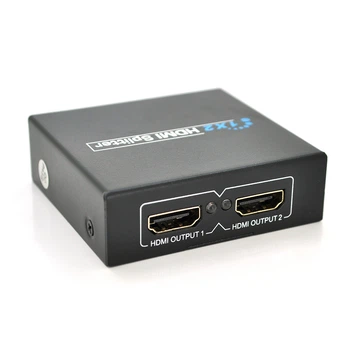 Активный HDMI сплитер 1 на 2 порта 1080р DC5V на 1A