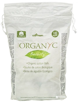 Бавовняні кульки Corman Organyc Beauty Cotton Balls органічні 100 шт. (8016867007047)