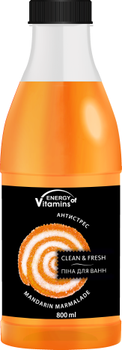 Пена для ванн Energy of Vitamins Mandarin marmalade 800 мл (1460) (4820074621460)