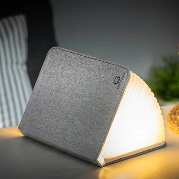 Світильник-книга на акумуляторі MINI URBAN Gingko (Англія), сірий