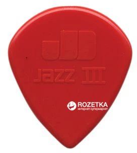 Медіатори Dunlop 47PEJ3N Eric Johnson Jazz III Red 6 шт.