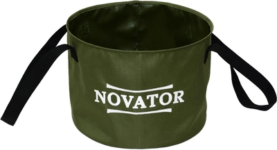 Ведро для прикормки Novator VD-1 30 x 23 см Зеленое (201955)
