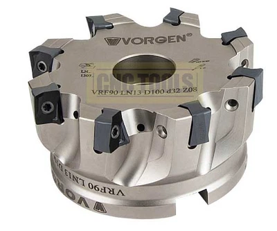 Фреза торцевая Vorgen VRF90-LN13-D063-d22-Z06 под сменные твердосплавные пластины