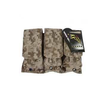 Підсумок Flyye Triple M4/M16 Mag Pouch AOR1 (FY-PH-M003-AOR1)