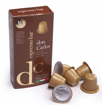 Кофе в капсулах Don Carlos N "Espresso Bar, 10 капсул Nespresso