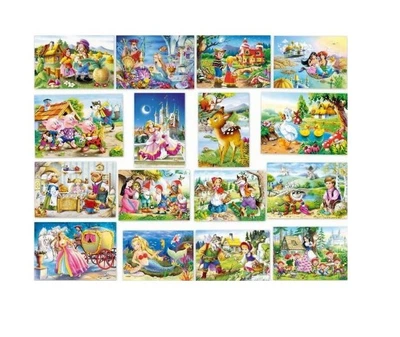 Пазлы Castorland Набор Сказки, 54 элементов 32 шт. в упаковке puzzle (A-08521-B)
