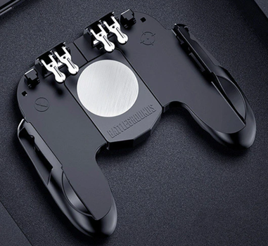 Игровой геймпад для телефона Seuno H9 black (без вентилятора), контроллер на 6 пальцев для Call of Duty / PUBG / Standoff 2 (GS271)