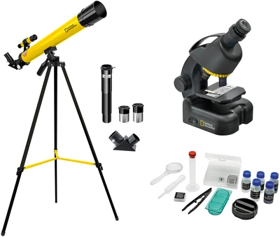 Микроскоп National Geographic Junior 40x-640x + Телескоп 50/600 (927790)