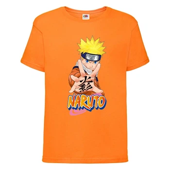 Футболка дитяча Наруто 048 (Naruto) помаранчева (NAR orn 048) 164 см