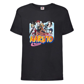 Футболка детская Наруто 024 (Naruto) черная (NAR blc 024) 116 см