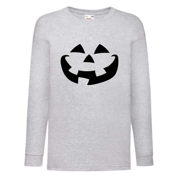 Лонгслив реглан Хелловин 0006 (Halloween) серый (HAL gr 0006) 116 см